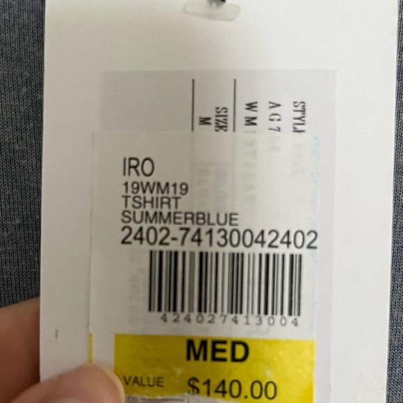 IRO | Med | Tee with Cut-Outs! SOFT! | NWT - Picture 5 of 14